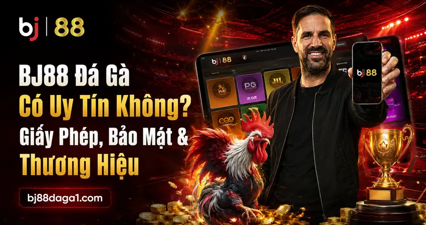BJ88 Đá Gà Có Uy Tín Không? Giấy Phép & Bảo Mật